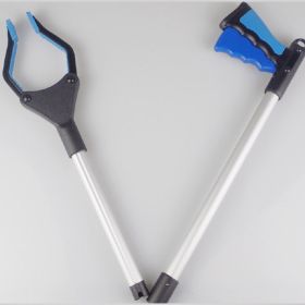 Foldable Arm Assist Tool 32inches Reacher Grabber Pickup Tool Extender Gripper Long Handy Arm Assist Flexible Lightweight Mobility Aid Trash Claw