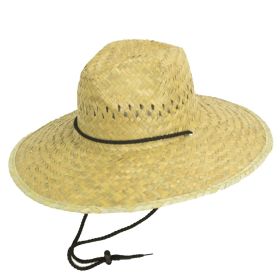 Safari Cord Straw Lifeguard Hat