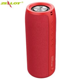 Powerful Bluetooth Speaker Bass Wireless Portable Subwoofer Waterproof Sound Box Support TF; TWS; USB Flash Drive (Color: S51-Red, Ships From: China)