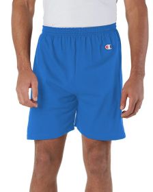 Adult Cotton Gym Short - BLACK - S (Color: ROYAL BLUE, size: 3XL)