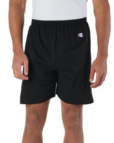 Adult Cotton Gym Short - BLACK - S (Color: Black, size: S)