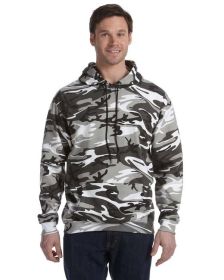 Unisex Camo Pullover Hoodie - GREEN WOODLAND - S (Color: URBAN WOODLAND, size: M)