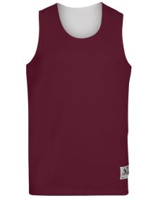Adult Wicking Polyester Reversible Sleeveless Jersey - GOLD/ WHITE - S (Color: MAROON/ WHITE, size: M)