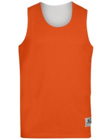 Adult Wicking Polyester Reversible Sleeveless Jersey - GOLD/ WHITE - S (Color: ORANGE/ WHITE, size: XL)