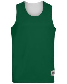 Adult Wicking Polyester Reversible Sleeveless Jersey - GOLD/ WHITE - S (Color: DARK GREEN/ WHT, size: S)