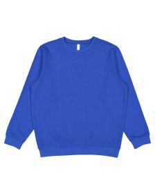 LAT 6925 Unisex Elevated Fleece Sweatshirt (Color: ROYAL, size: S)