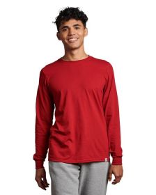 Russell Athletic 64LTTM Unisex Essential Performance Long-Sleeve T-Shirt (Color: CARDINAL, size: M)