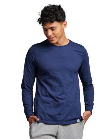 Russell Athletic 64LTTM Unisex Essential Performance Long-Sleeve T-Shirt (Color: NAVY, size: 3XL)