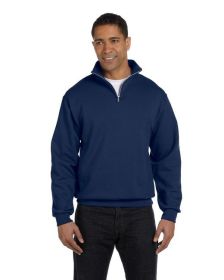 Jerzees 995M Adult NuBlend Quarter-Zip Cadet Collar Sweatshirt (Color: J NAVY, size: XL)