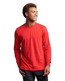 Russell Athletic 64LTTM Unisex Essential Performance Long-Sleeve T-Shirt (Color: TRUE RED, size: 2XL)