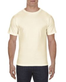 American Apparel AL1301 Unisex Heavyweight Cotton T-Shirt (Color: CREAM, size: XL)