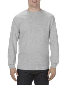 American Apparel AL1304 Adult Long-Sleeve T-Shirt (Color: HEATHER GREY, size: 3XL)