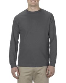 American Apparel AL1304 Adult Long-Sleeve T-Shirt (Color: HEATHER CHARCOAL, size: M)