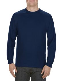 American Apparel AL1304 Adult Long-Sleeve T-Shirt (Color: TRUE NAVY, size: M)