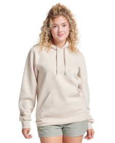 Jerzees 700MR Unisex Eco Premium Blend Fleece Pullover Hooded Sweatshirt (Color: PUTTY, size: L)