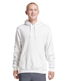 Jerzees 700MR Unisex Eco Premium Blend Fleece Pullover Hooded Sweatshirt (Color: White, size: XL)